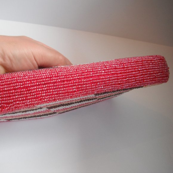 Beaded Multicolor Clutch Evening Purse - Picture 6 of 13